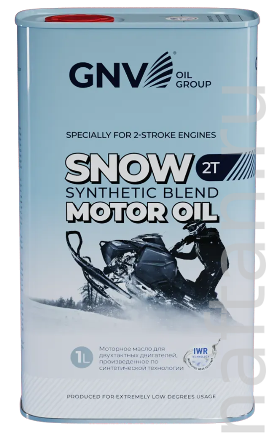 Масло для снегоходов GNV SNOW 2T, 1 л